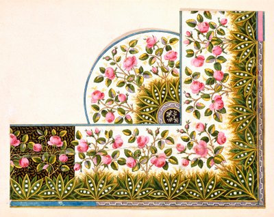 Textile Designs, French Album from 1st Half of 19th Century by Unbekannt Unbekannt
